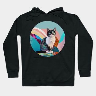 Playful Warrior Cat Designs for Feline Lovers Hoodie